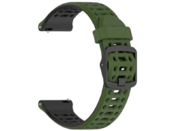 Correa De Silicona De Liberación Rápida Para Coros Pace 3/coros Apex 46 Mm – 25 Mm Verde Militar