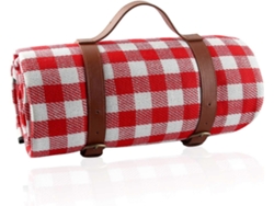 Manta De Picnic 150x200cm Impermeable Anti Arena, Grande Plegable Portátil Para Playa Camping Senderismo Jardín