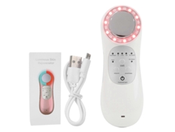 Dispositivo estético de terapia de luz roja y azul EMS 42℃ para limpieza facial y rejuvenecimiento de la piel