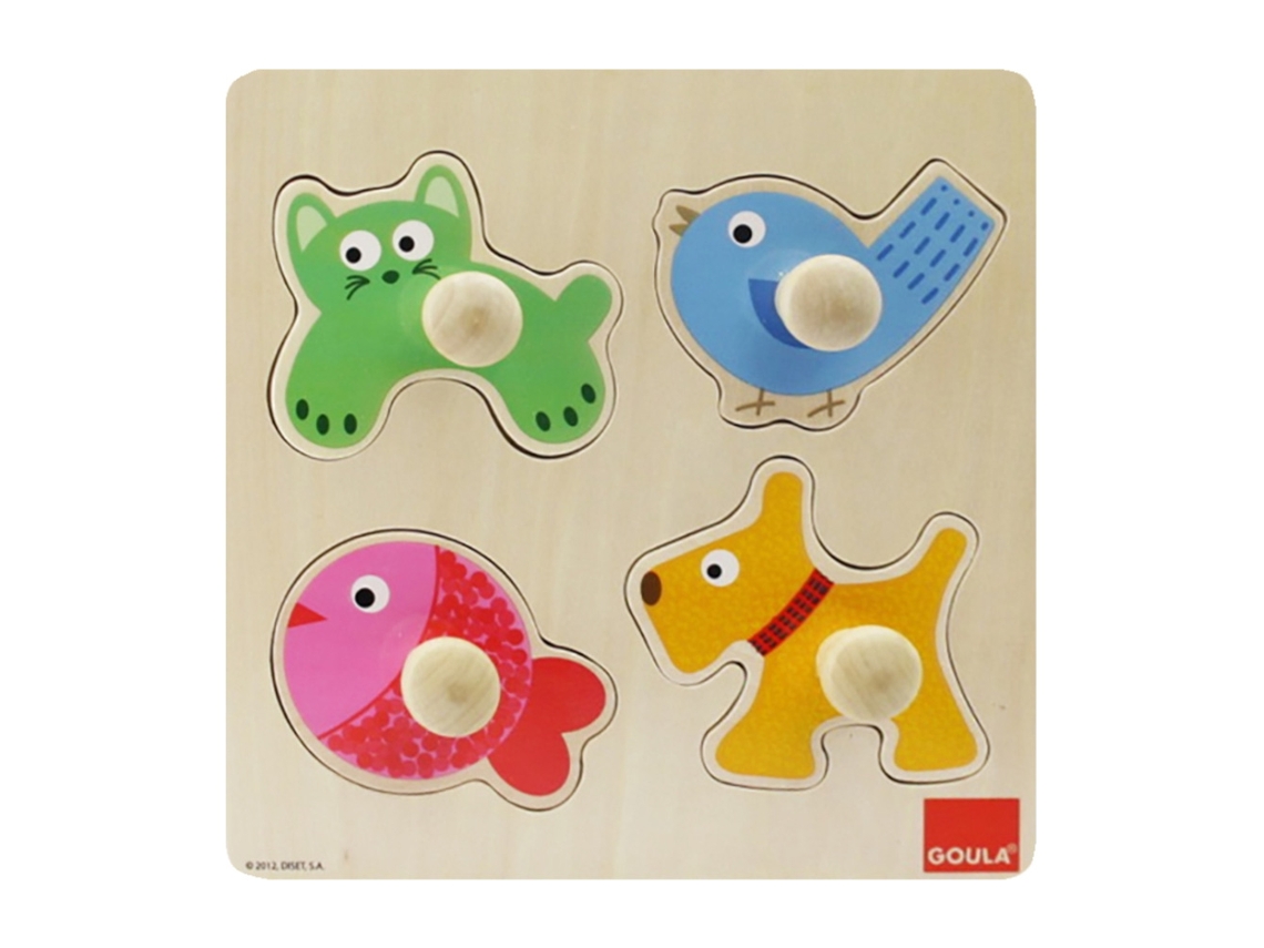 Puzzle JUMBO Domestic Animals Puzzle (5 Piezas)