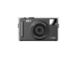 Cámara Digital Compacta 1080P 48Mp Pantalla LCD de 30 Pulgadas Enfoque Automático Zoom Digital 16X Antivibración Flash Incorporado Negro BISBISOUS