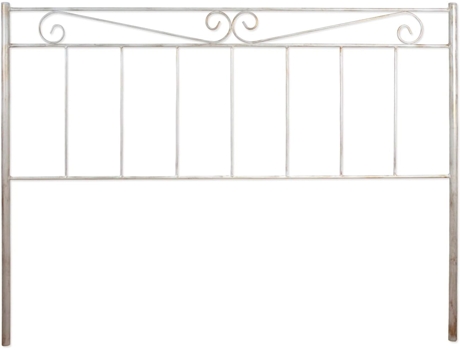 Cabecero de Forja FACTORY MUEBLES Valenciano, Blanco Dorado Cama de 135 cm (140 cm x 125)