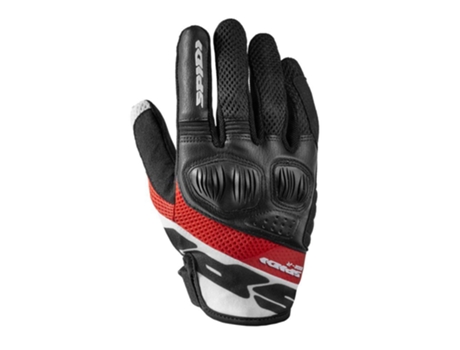 Guantes Unisex SPIDI Flash-r Evo Negro para Motociclismo (S)