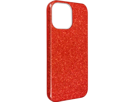 Funda Apple iPhone 13 Pro Max AVIZAR Purpurina (Rojo)