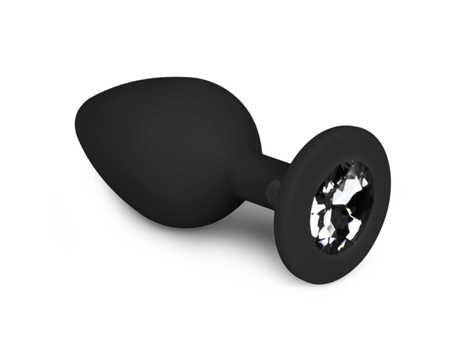 Diamond Plug Medium Black EASYTOYS ANAL COLLECTION
