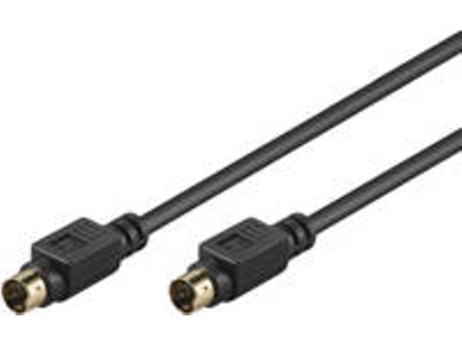 Goobay 50058 Cable 2 svideo 4pin negro male 157200 2.0m