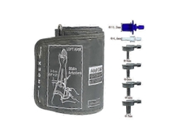 Brazalete de presión arterial XL para monitor Omron, brazo de repuesto de 22 a 52 cm, acero grande, Happy H_l GOKOCO (9'' 20.5'')