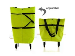 Bolsa de compras plegable, carrito con ruedas, organizador de verduras, portátil. GOKOCO