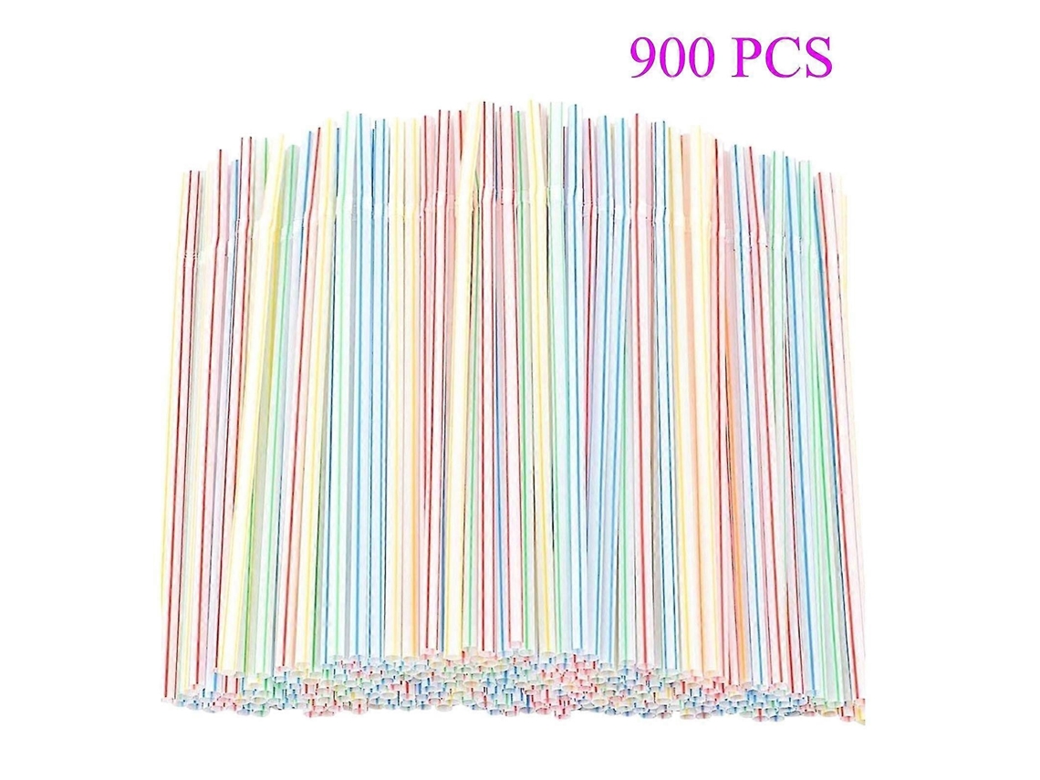 900 pajitas de plástico para fiestas, bares, licorerías y el hogar Rosewell