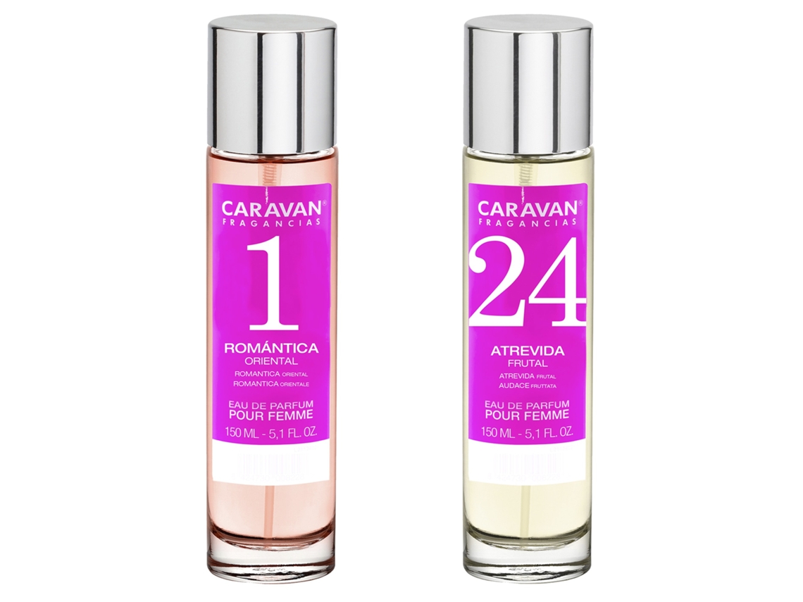 Set de 2 Perfumes CARAVAN Mujer Nº24 y Nº1