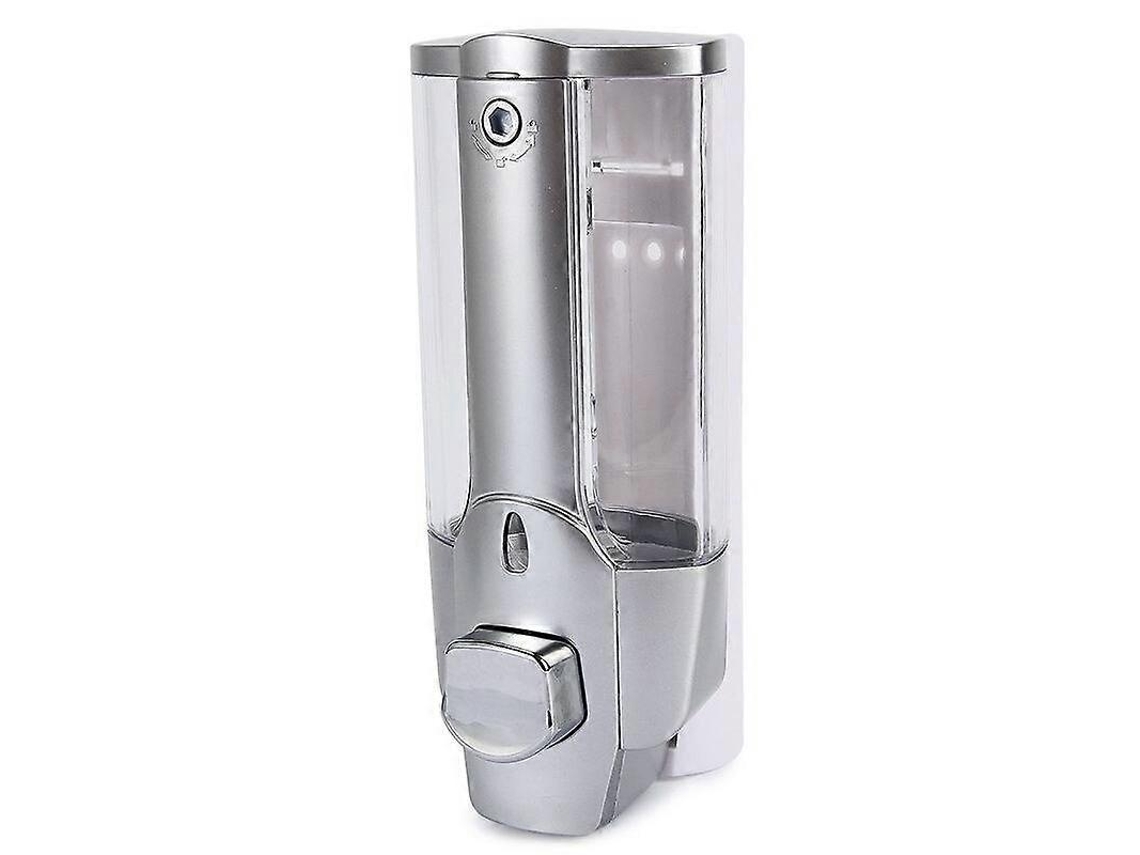 Dispensador de jabón líquido y champú Rosewell de 350 ml, soporte de ducha de pared, contenedor para baño y aseo.