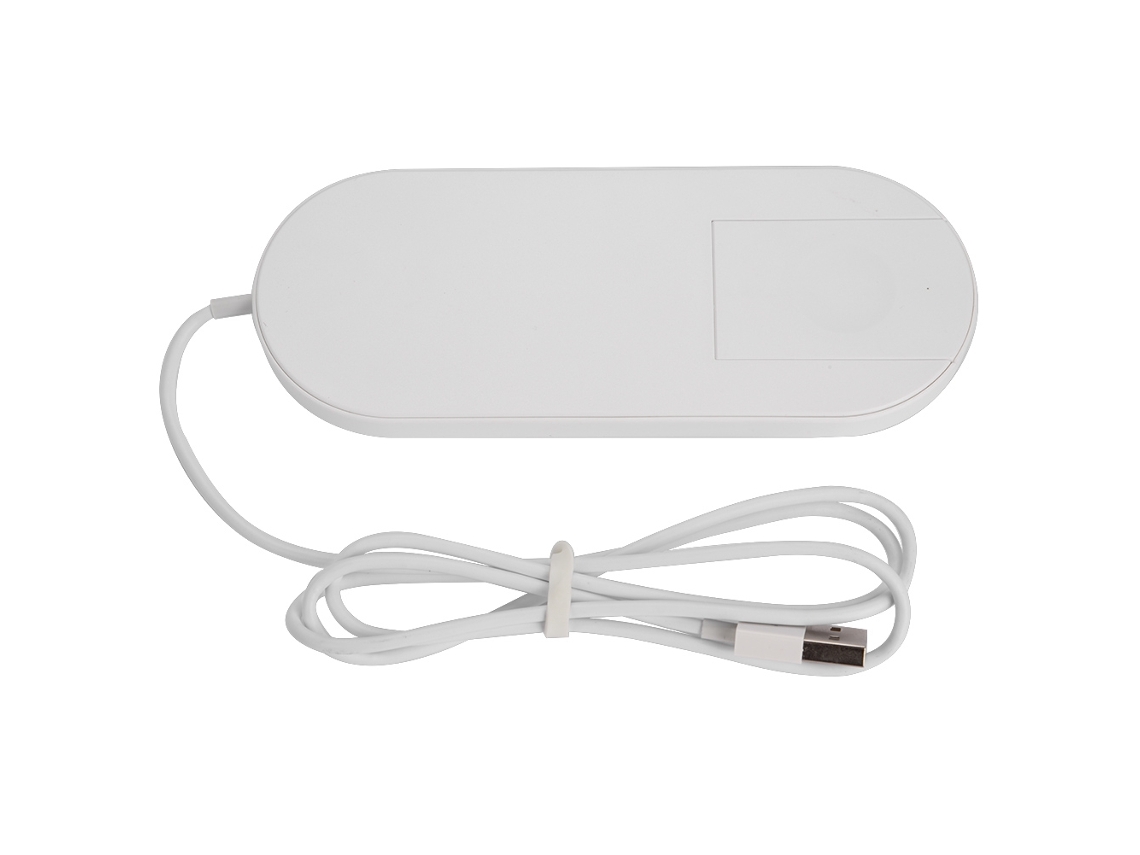 Cargador Inalámbrico (carga Dual Para Teléfono Y Reloj, Carga Rápida)