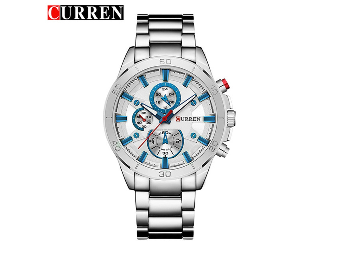 Reloj De Pulsera De Cuarzo Para Hombre, Diseño Creativo Con Tres Esferas.