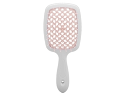 Cepillo desenredante con función de masaje, ventilado, para un secado rápido y definición de rizos en cabello rizado, en húmedo y seco, rosa. Rosewell