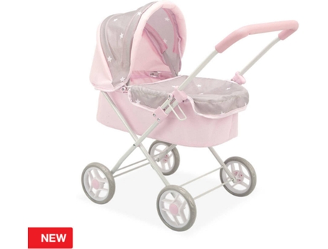 Coche de Muñecas ARIAS Coche Capota Emma 57 cm (Edad Mínima: 3 Años - 34,5 x 6,5 x 56 cm)