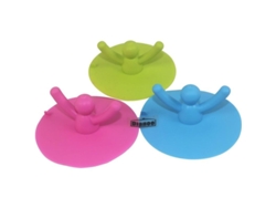 3 tapones de drenaje de silicona con sello de succión, flexibles