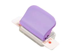 Máquina De Encadernación Mini Manual De Bobina Rápida Y Precisa Con Multiple Agujeros Para Oficina Escuela Hogar Morado