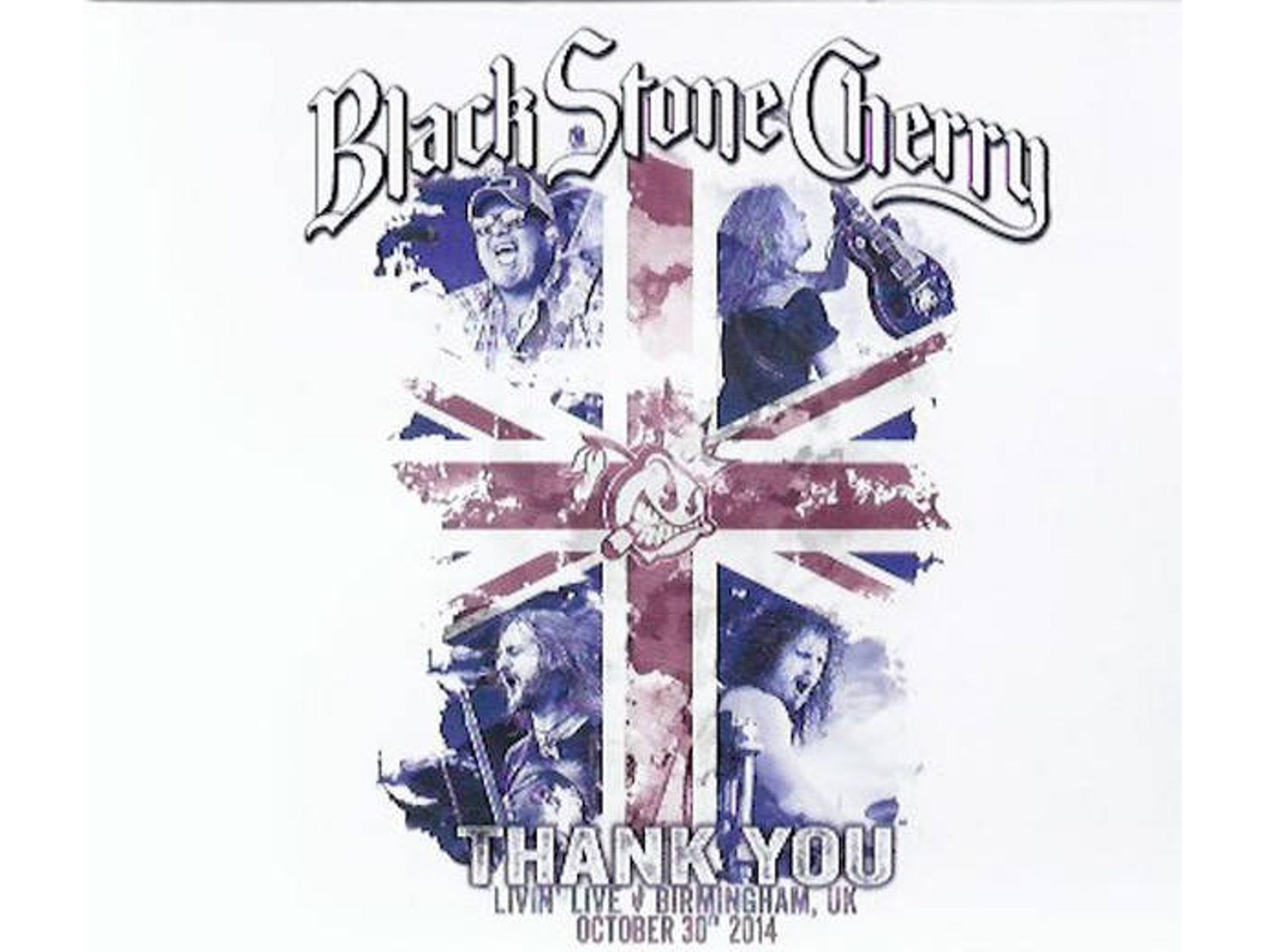 CD + DVD Black Stone Cherry - Thank You - Thank You, Livin' Live: Birmingham, UK (October 30h, 2014)