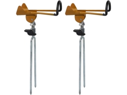 Omni-suporte De Vara De Pesca 2 Peças Aço Inoxidável Ajustável 360° Estável Para Vara De Pesca Universal