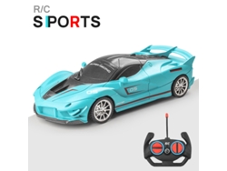 Coche RC 1/18 con luz LED, control remoto de 2,4 G, vehículo deportivo de alta velocidad para niños y niñas, Aeuzwr