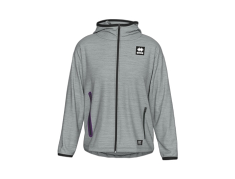 Sudadera con Capucha de Mujer ERREA Cremallera Box Negro (S)