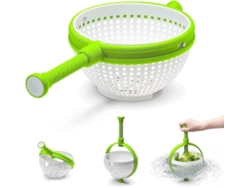 Agitador giratorio multifuncional para ensaladas de frutas y verduras, cesta deshidratadora para uso en la cocina.