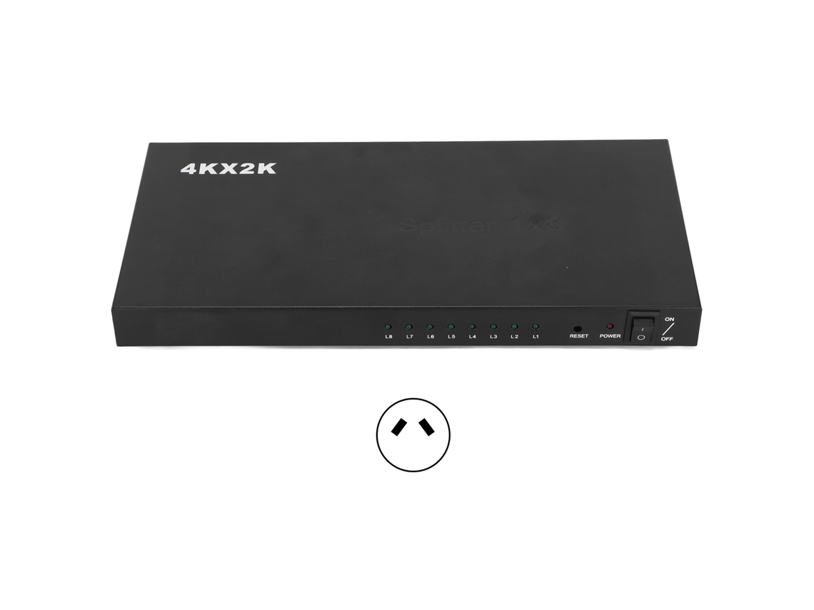 Divisor Hdmi 4k 1 Entrada 8 Saídas LAXISCREED