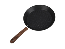 Sartén Redonda Antiadherente De Fondo Plano Multifuncional Para Desayunos Con Accesorios.