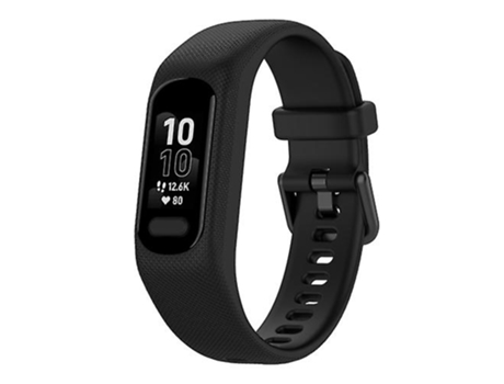 Correa De Reloj Inteligente Para Garmin Smart 5 Correa De Reloj De Silicona De Color Sólido Negro VENISYMLIS