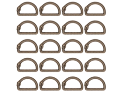 20 Piezas De Anillas Metálicas En Forma De D Con Diseño De Serpiente, Resistentes Al Desgaste Para Cinturones, Bolsos, Mochilas Y Proyectos De Bricolaje.