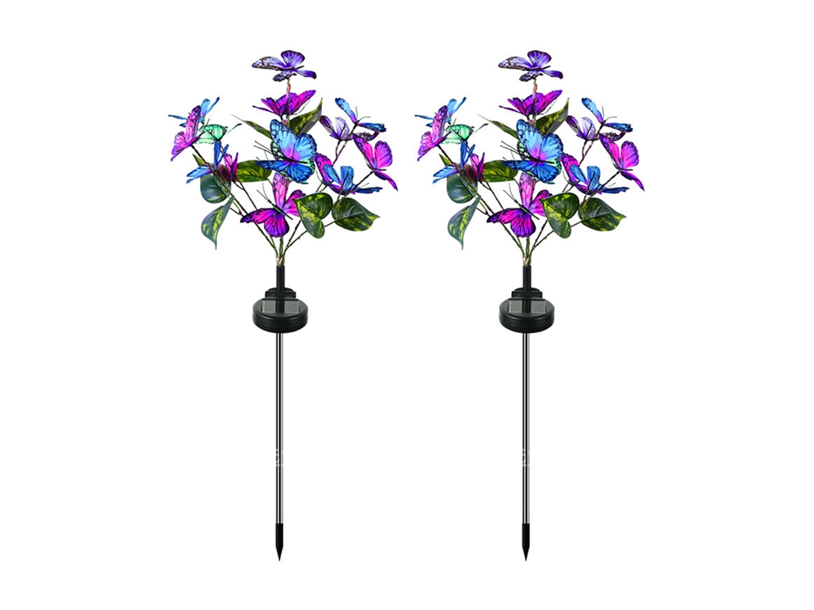 2026-lámpara Solar De Jardín Mariposa Decorativa Ip65 Impermeable Para Jardin Patio Camino Exterior Paisaje