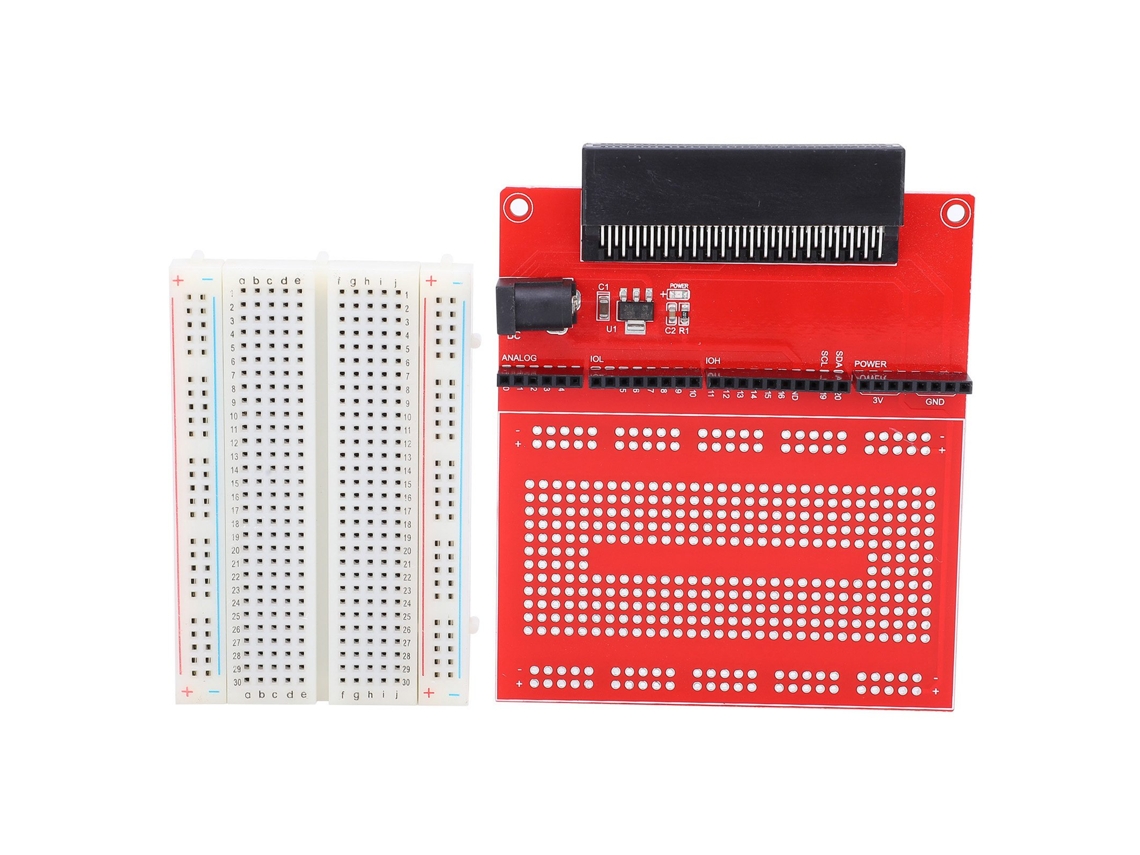 Placa De Expansión Prototipo V2 Con Módulo De Placa De Pruebas Para Componentes Electrónicos Micro Bit.
