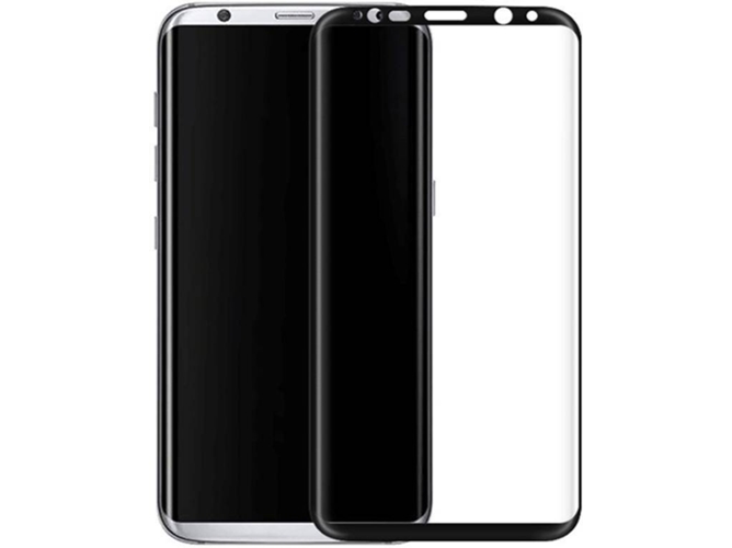 Protector de Cristal Templado Samsung Galaxy S8 5D Curved Negro
