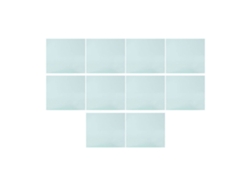 10 Lentes De Repuesto Transparentes Para Casco De Soldadura, 138x122 Mm, Policarbonato.
