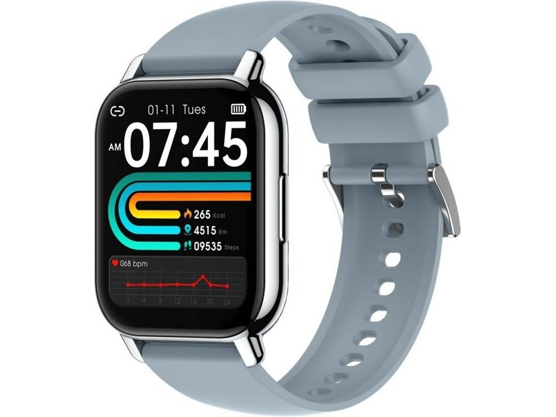 Smartwatch Yizhood P66 1.85 Inch Bluetooth Llamada Ip68 Impermeable (android Y Ios - Plata)