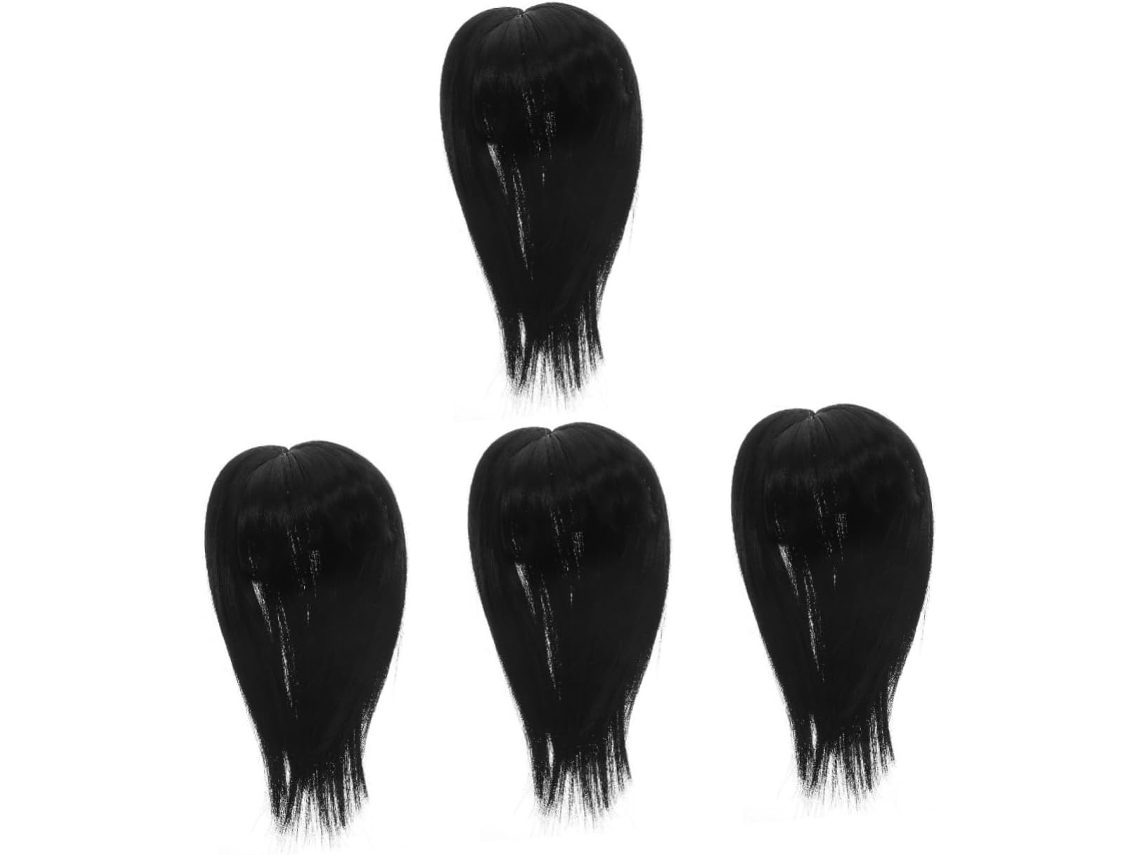 4pcs Pièce Peluca Invisible Pelucas Toppers De Cabello Pour Mujers Filles Synthétique Topper