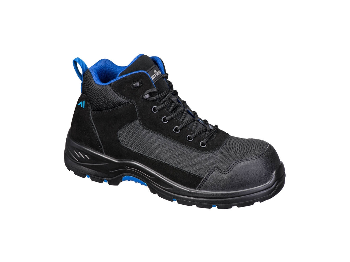 Bota Media Composite Textile Suede Mid S3l Hro Sr Fo Negro Azul / 39