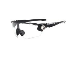 Gafas de sol deportivas informales Csyy, aptas para ciclismo y pesca, cómodas de llevar, transparentes.
