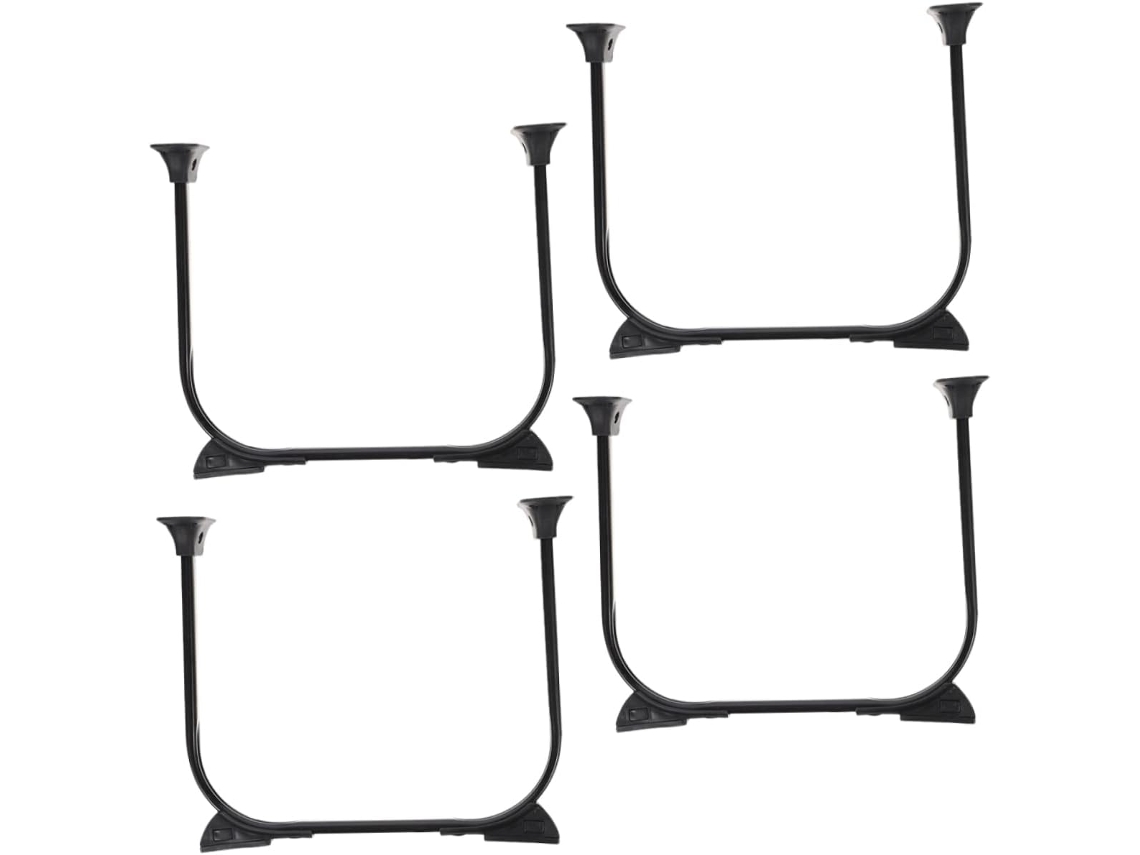 4piezas Patas Metal Plegables Mesa U Forma Bricolaje