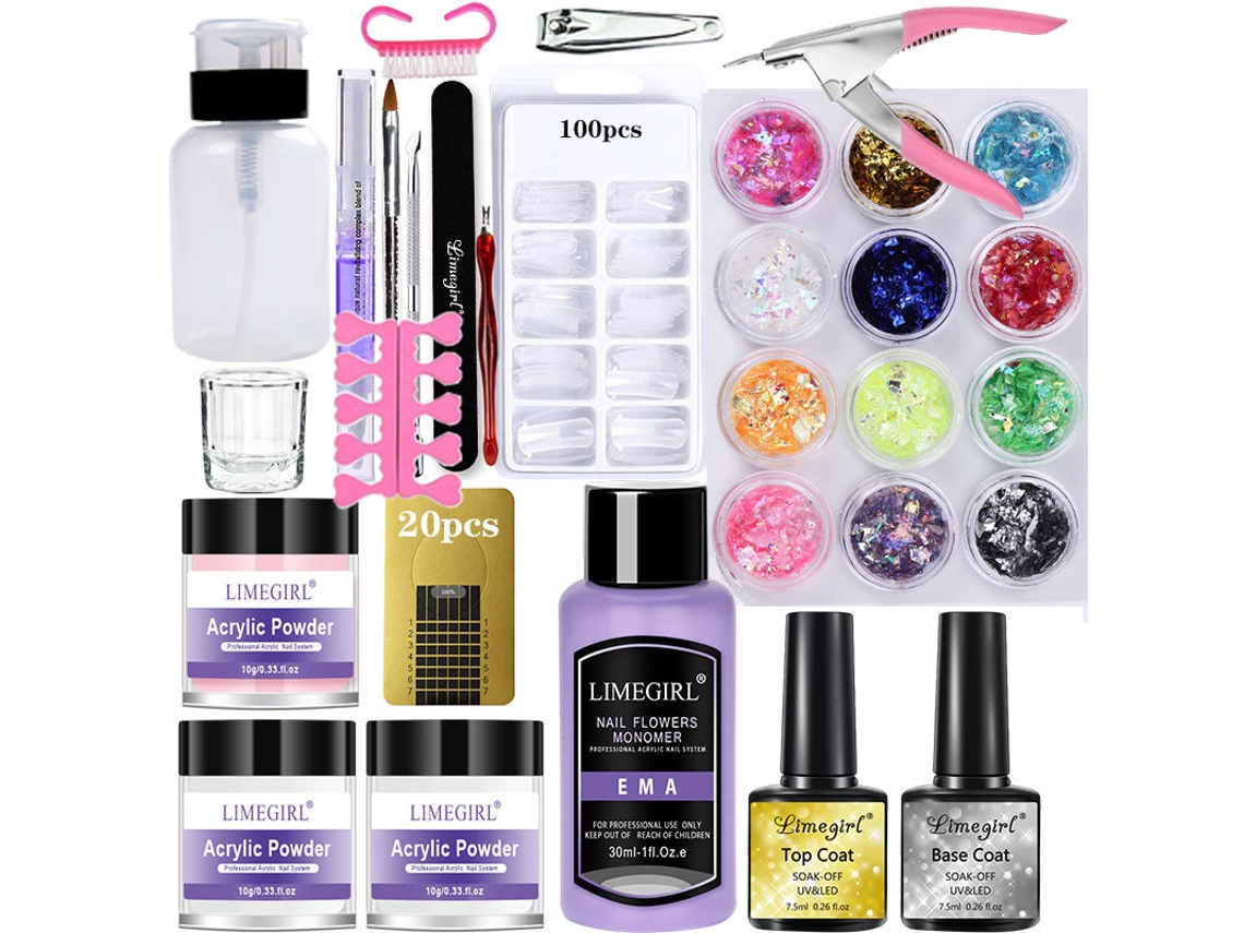 Kit de decoración de uñas, herramientas para uñas, pincel para uñas, extensiones de uñas, decoraciones de uñas estilo 7 Yunzii