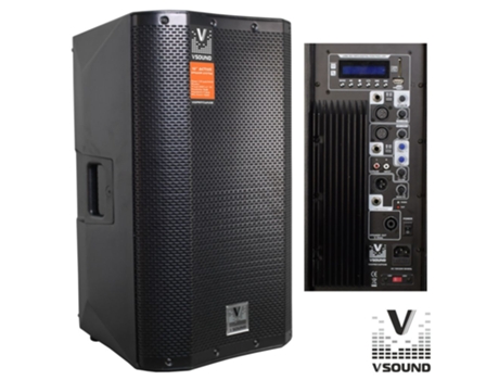 Altavoz biamplificado pro 12 usb/sd/fm/bt 500w VSOUND