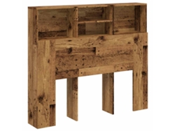 MAISON EXCLUSIVE Mesilla de noche de madera vieja 120x19x103,5 cm