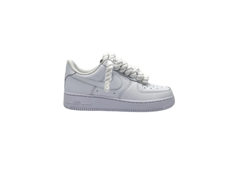 Zapatillas Cordão de Hombre NIKE Air Force Low Blanco (46)