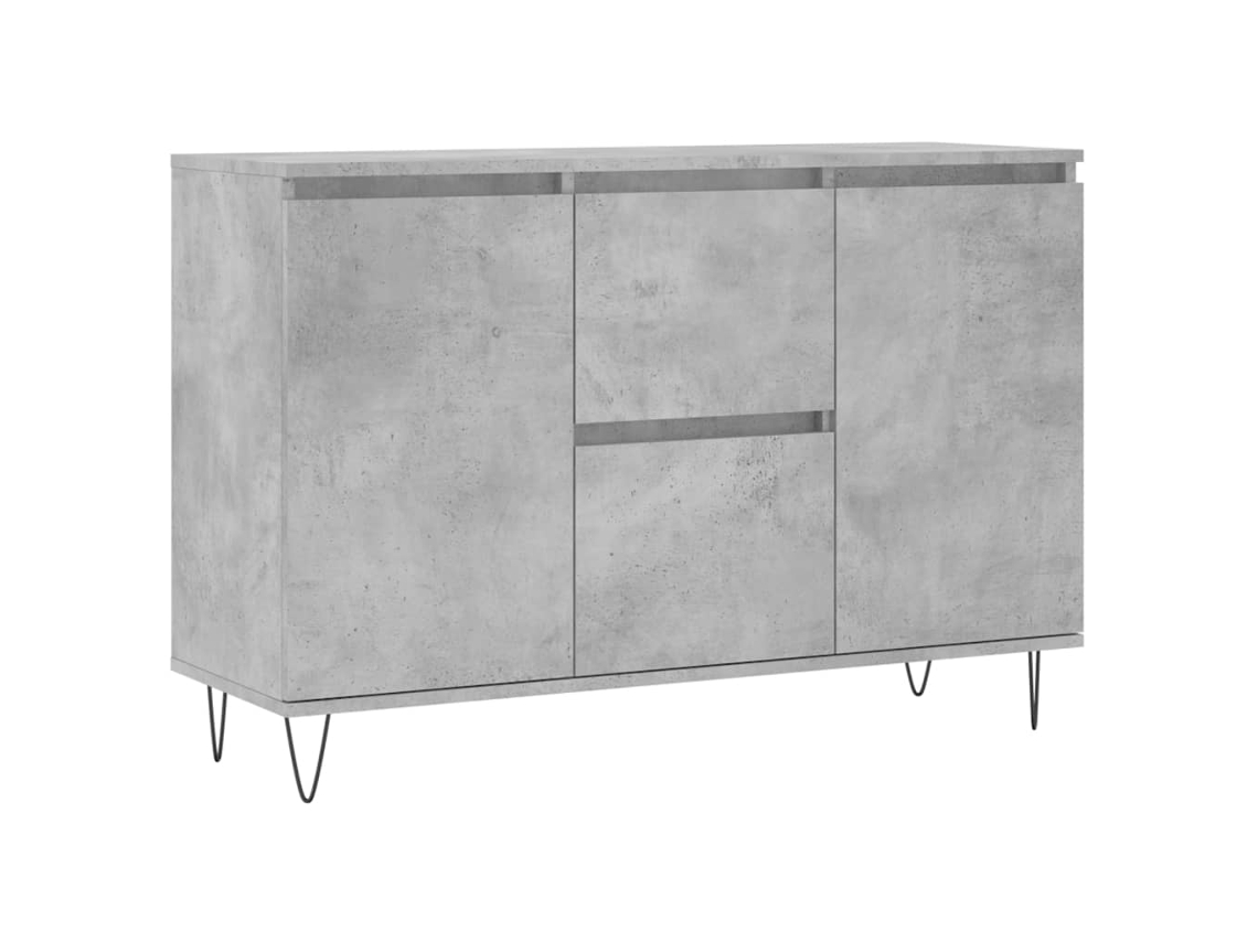 Lovely Home Aparador 104X35X70 Cm Madera Procesada Gris Cemento