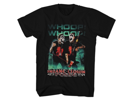 Camiseta ROCKINSTONE Pandilla insana del payaso ¡Chillido! ¡Alarido! Insane Clown Posse (XL)