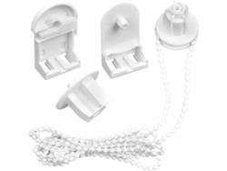 Kit De Reparación Para Persianas Enrollables 25mm Con Embrague De Cadena, Rodillo Ajustable Y Polea Lateral