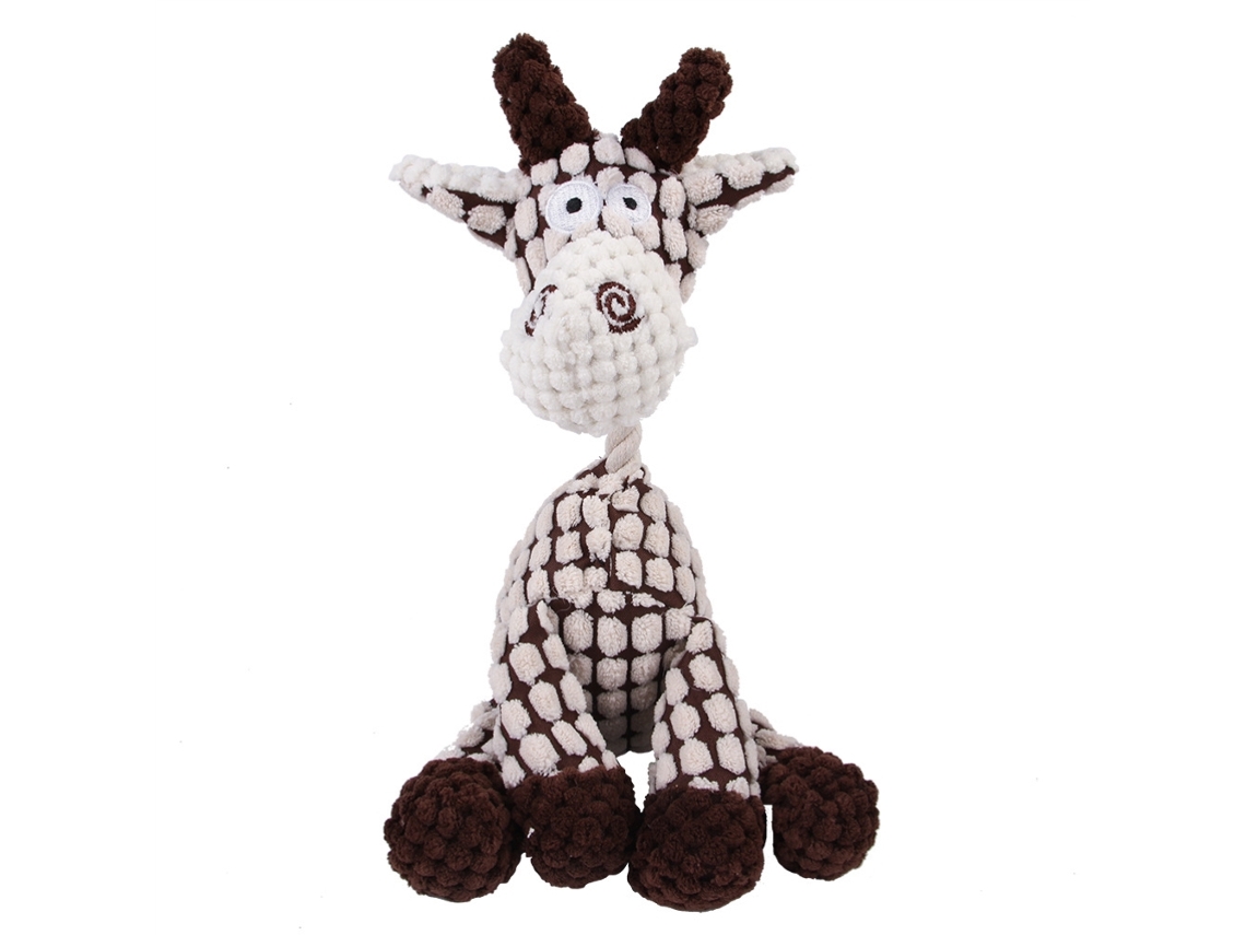 Brinquedo De Pelúcia Para Cães Donkey Corduroy Com Som E Resistente Ao Mordisco