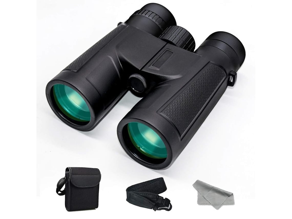 Binoculares 12 x 42 para adultos, potentes binoculares de bajo zoom, visión nocturna para observar las estrellas, viajar, cazar, hacer senderismo, USHION