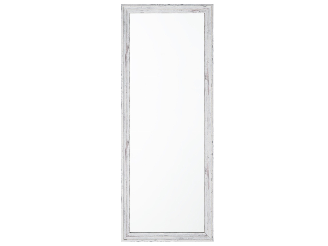 Espejo BELIANI Benon de Material sintético Blanco 50x3x130