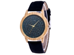 Reloj De Pulsera Zhoulianfa Para Mujer, De Aleación, Elegante, Analógico De Cuarzo, Negro, Duradero.